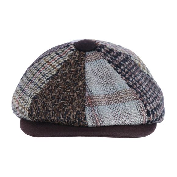Epoch Hats Company Men's Multi Patchwork Newsboy Cap - Picture 2 of 5